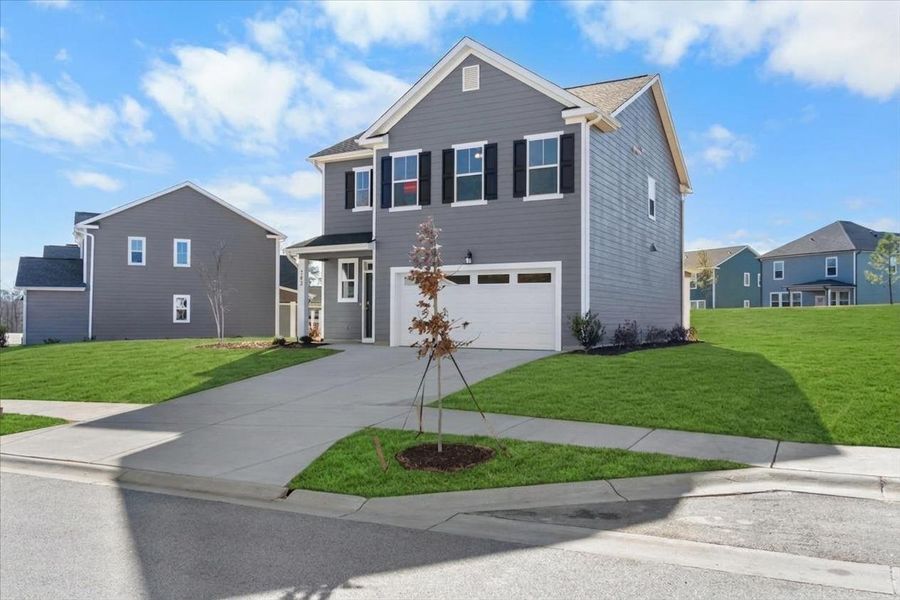Front exterior of a new home in Tillery Park, Grovetown, GA, highlighting curb appeal (Image 23).