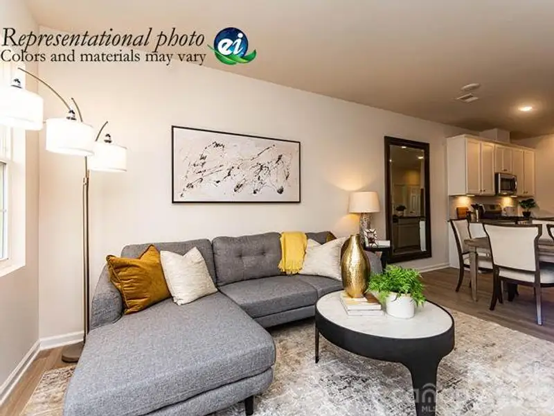 Furnished interior view inside a new home in The Vines, Charlotte (Image 13).