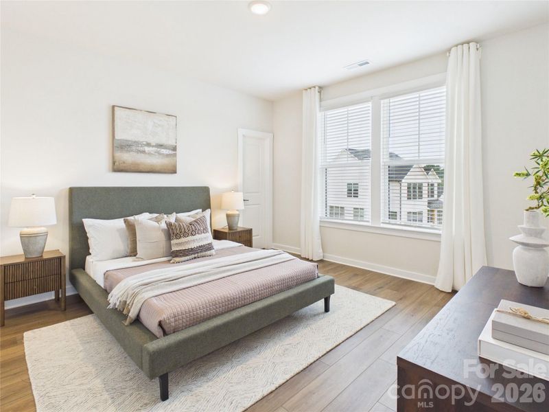 Furnished interior view inside a new home in , Mooresville (Image 37).