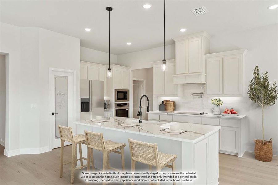 Furnished interior view inside a new home in North Grove, Waxahachie (Image 17).