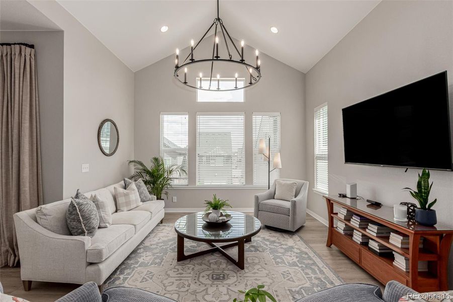 Furnished interior view inside a new home in , Broomfield (Image 31). Furnished interior view inside a new home in , Broomfield (Image 31).