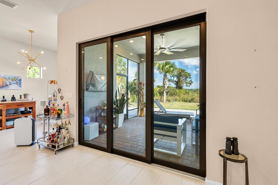 Furnished interior view inside a new home in Veranda Gardens, Port St. Lucie (Image 8). Furnished interior view inside a new home in Veranda Gardens, Port St. Lucie (Image 8).