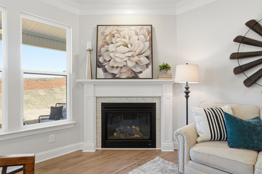 Furnished interior view inside a new home in Carrington, Stanley (Image 11).