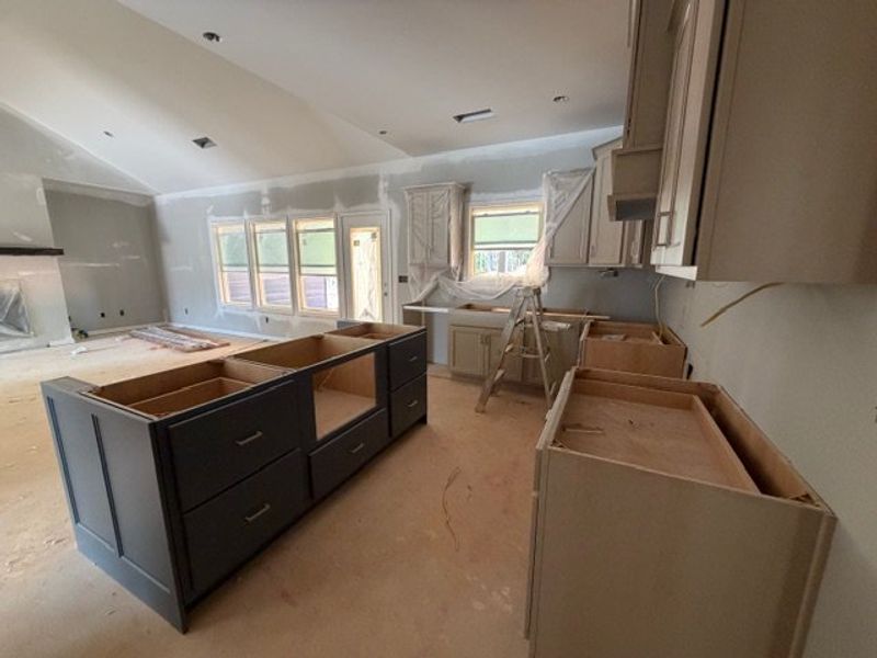 In-progress construction of a new home in WOODMONT RESERVE, Roopville, GA (Image 7).