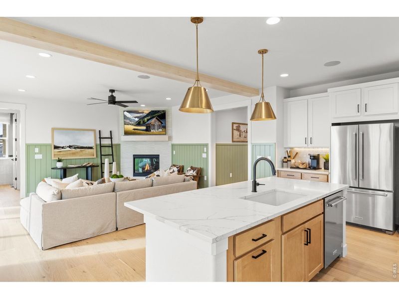Furnished interior view inside a new home in Barefoot Lakes, Firestone (Image 6).