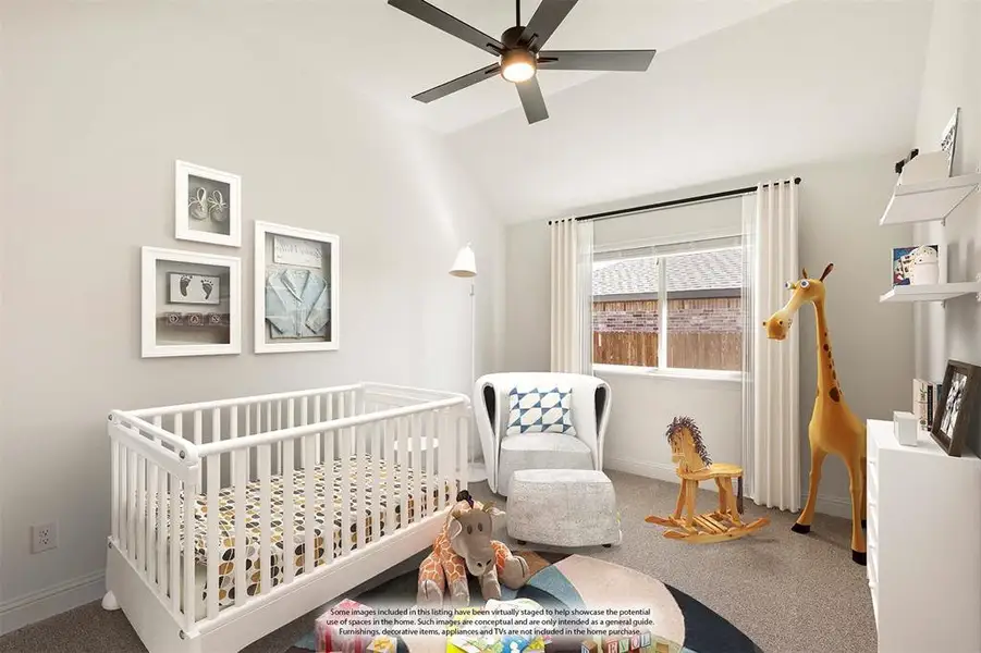 Furnished interior view inside a new home in Waterscape Classic 60s, Royse City (Image 7).