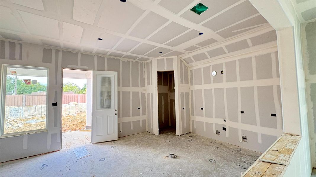 Actual progress of your home.