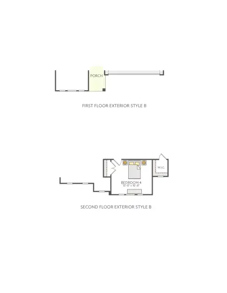 2D floor plan layout of this home in Park Central, Georgetown, TX (Image 4).