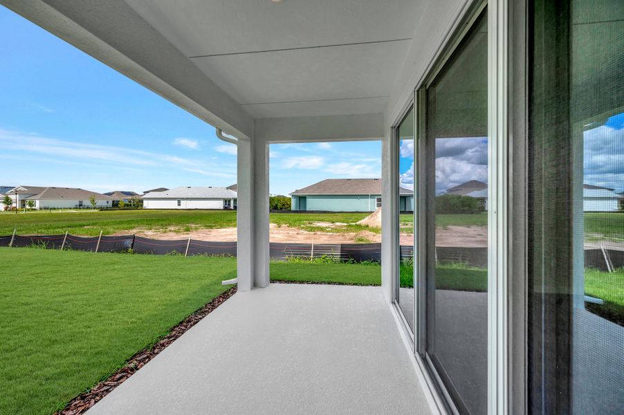Exterior details and patio area of a home in Waterset Tradition Series, Apollo Beach (Image 4).
