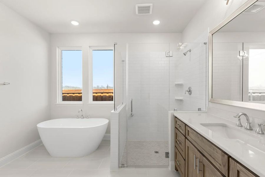 The Maranda B Primary Suite Bathroom