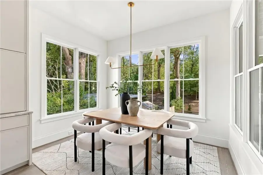 Furnished interior view inside a new home in , Atlanta (Image 45).