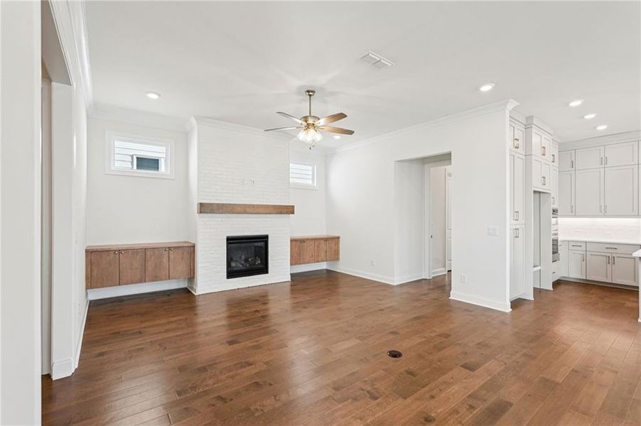 Spacious, unfurnished interior of a new home in Promenade at Sawnee Village, Cumming (Image 38).