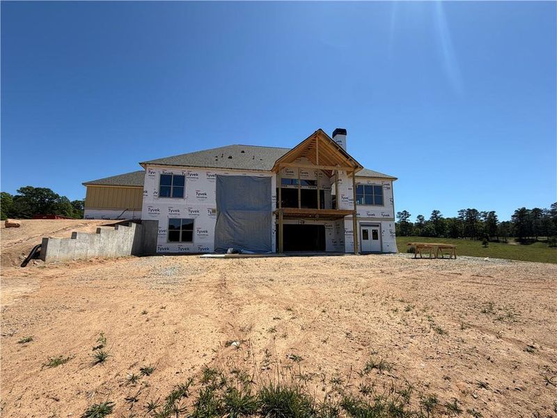 In-progress construction of a new home in , Gainesville, GA (Image 49).