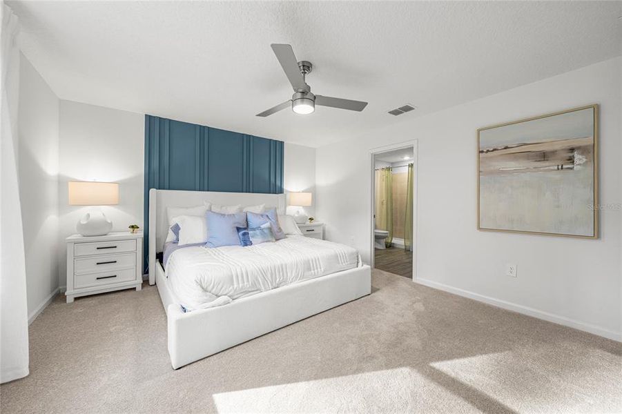 Furnished interior view inside a new home in Tara Forest East, Alachua (Image 3).