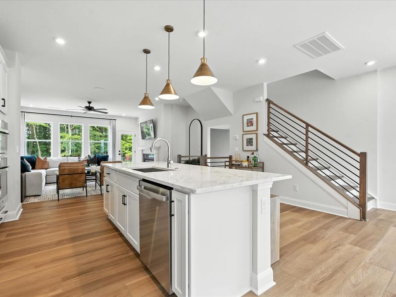 Representative furnished interior of a home built from the Beau by Tri Pointe Homes in Archer Row, Charlotte (Image 15).