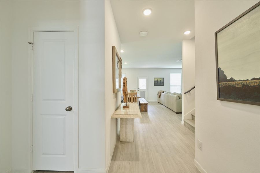 Furnished interior view inside a new home in The Pines At Seven Coves, Willis (Image 19).