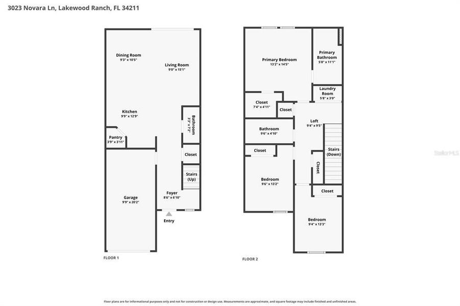 2D floor plan layout of this home in , Bradenton, FL (Image 5). 2D floor plan layout of this home in , Bradenton, FL (Image 5).