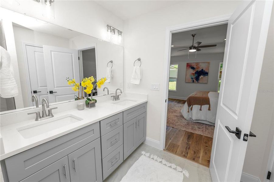 Furnished interior view inside a new home in , Eagle Lake (Image 35).