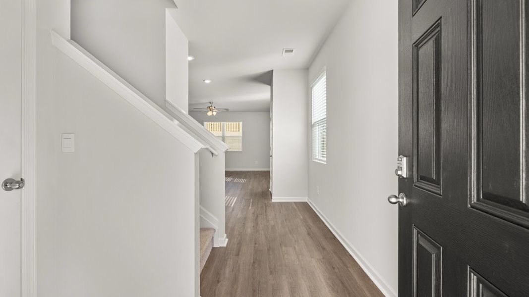 Spacious, unfurnished interior of a new home in The Abbey at Trolley Run Station, Aiken (Image 14). Spacious, unfurnished interior of a new home in The Abbey at Trolley Run Station, Aiken (Image 14).