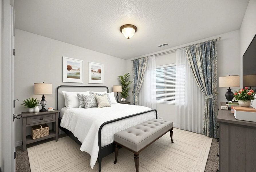 Furnished interior view inside a new home in Aspen Ranch, Fountain (Image 18).