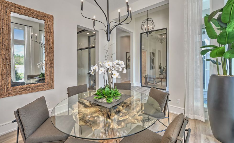 Furnished interior view inside a new home in SilverLeaf, St. Augustine (Image 36). Furnished interior view inside a new home in SilverLeaf, St. Augustine (Image 36).