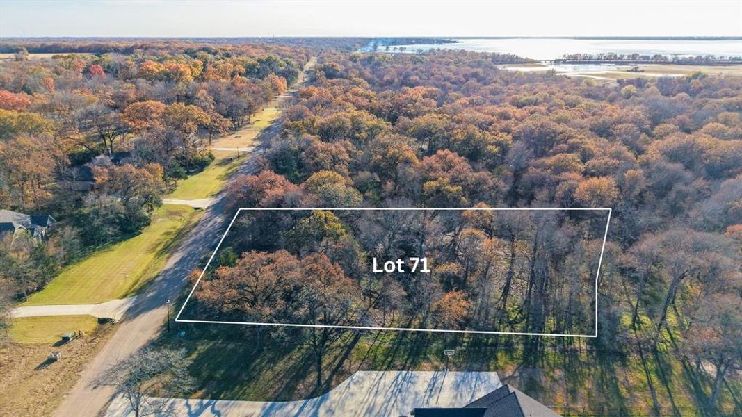 1.49 acres with 230 FT of platted waterfront