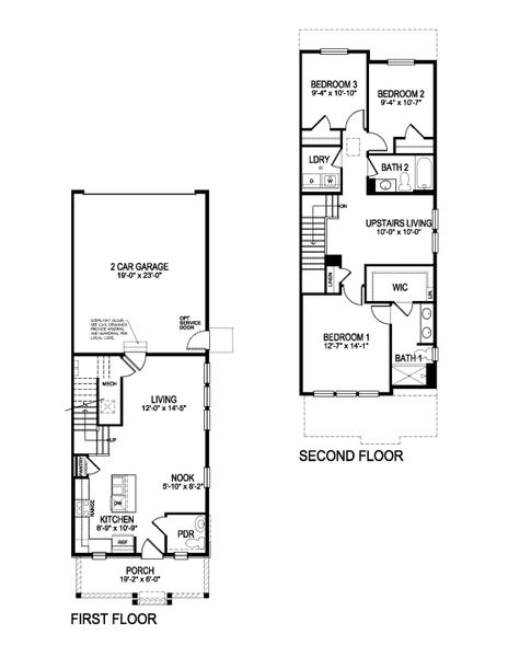 2D floor plan layout of this home in Villas at Vantage, Berthoud, CO (Image 1). 2D floor plan layout of this home in Villas at Vantage, Berthoud, CO (Image 1).