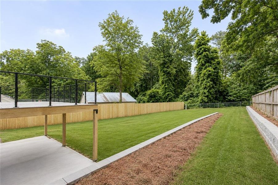Exterior details and patio area of a home in , Atlanta (Image 32). Exterior details and patio area of a home in , Atlanta (Image 32).