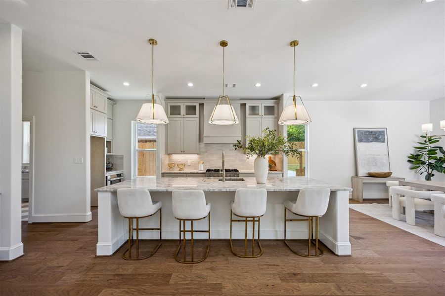 Furnished interior view inside a new home in , Houston (Image 24).