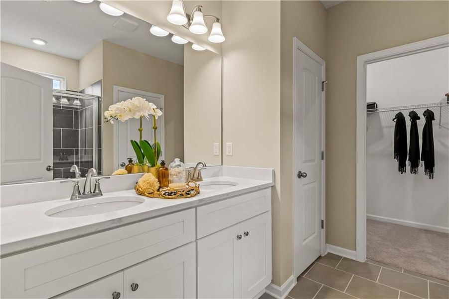 Furnished interior view inside a new home in Enclave at Evergreen, Fairburn (Image 6).