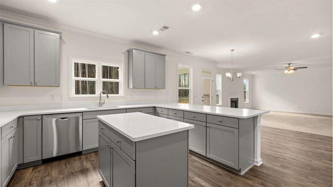 Furnished interior view inside a new home in Wildwood, Covington (Image 6).
