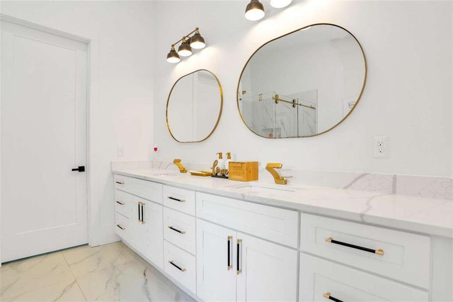 Furnished interior view inside a new home in , Atlanta (Image 14).