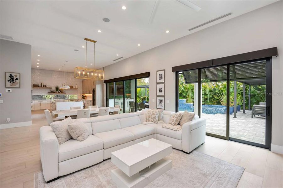 Furnished interior view inside a new home in , Sarasota (Image 8).