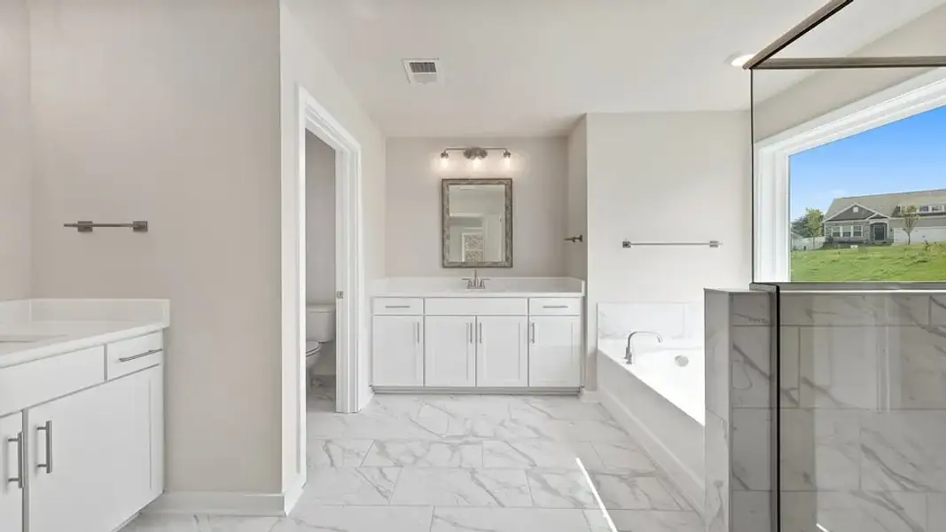 Furnished interior view inside a new home in Spring Ridge Reserve, Anderson (Image 13). Furnished interior view inside a new home in Spring Ridge Reserve, Anderson (Image 13).