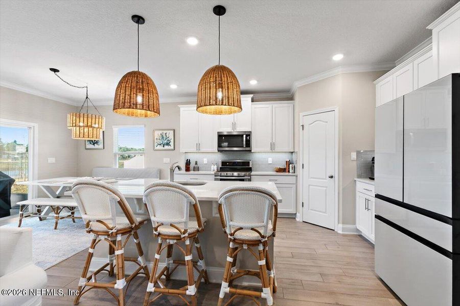 Furnished interior view inside a new home in Dorado at Entrada, St. Augustine (Image 23).