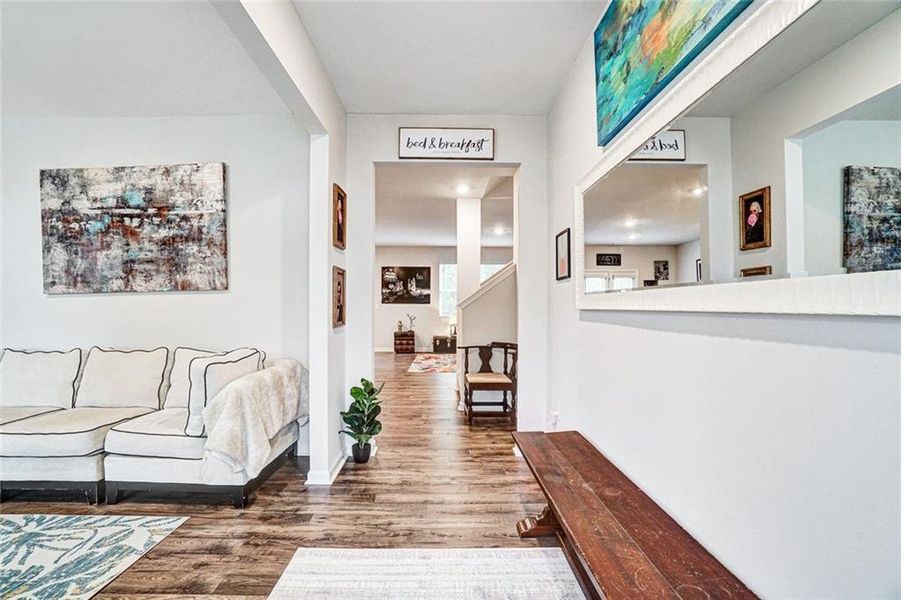 Furnished interior view inside a new home in , Dawsonville (Image 14).