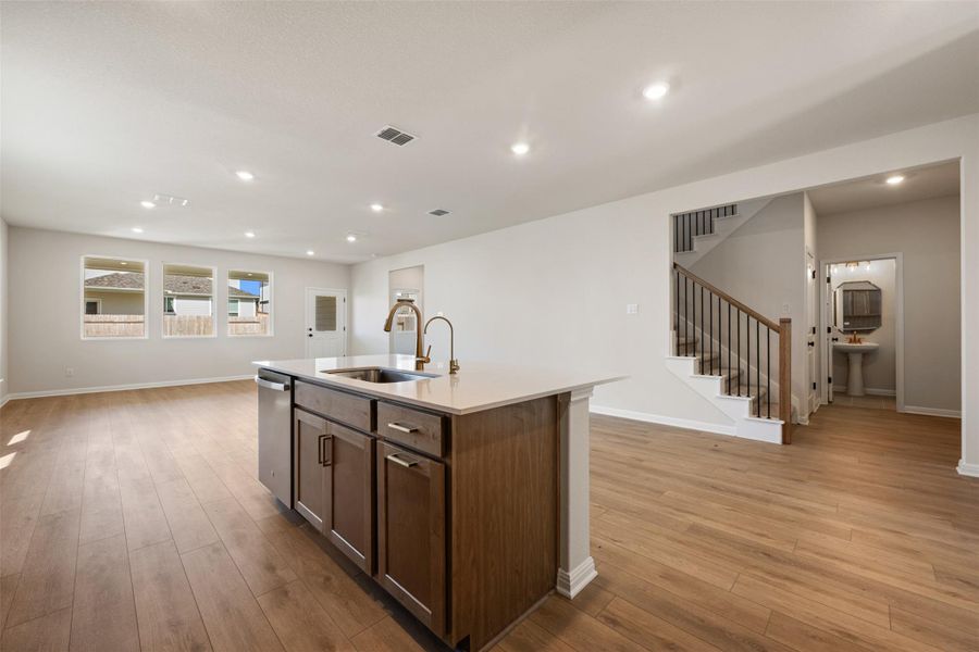 Furnished interior view inside a new home in Patterson Ranch, Georgetown (Image 16).