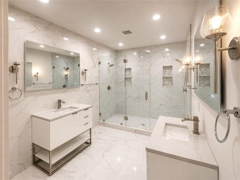 Furnished interior view inside a new home in , Atlanta (Image 8).