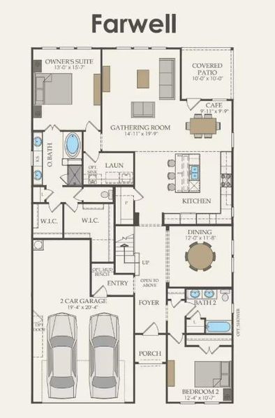 Pulte Homes, Farwell/HC201 floor plan Pulte Homes, Farwell/HC201 floor plan