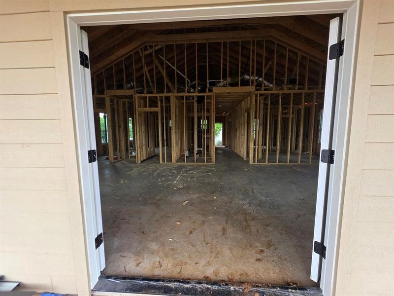 Double front door entrance