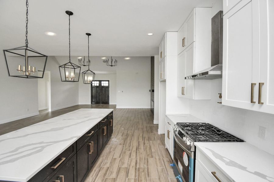 Furnished interior view inside a new home in , Angleton (Image 13).
