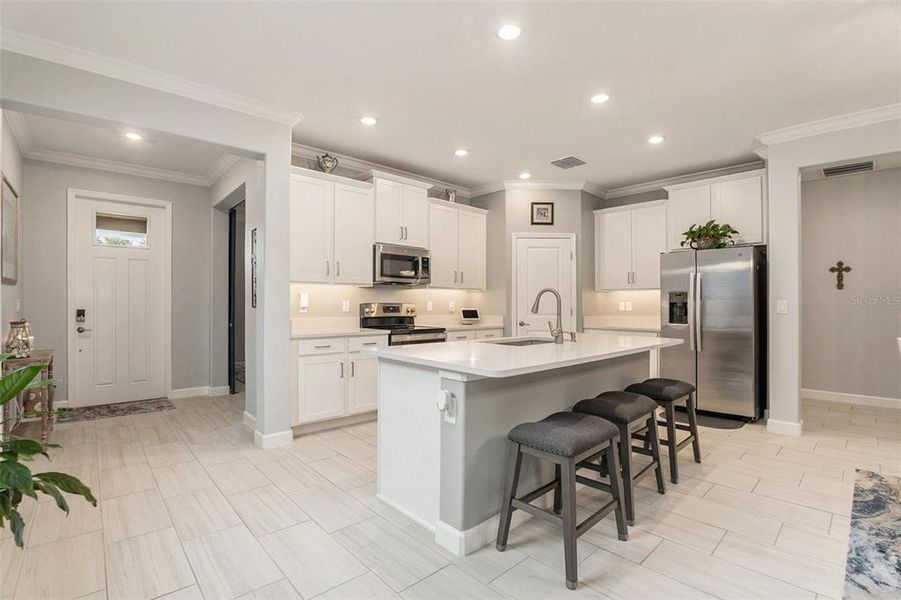 Furnished interior view inside a new home in Angeline Active Adult: Active Adult Manors, Land O' Lakes (Image 11).