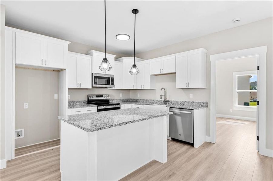 Furnished interior view inside a new home in , Dalton (Image 15).