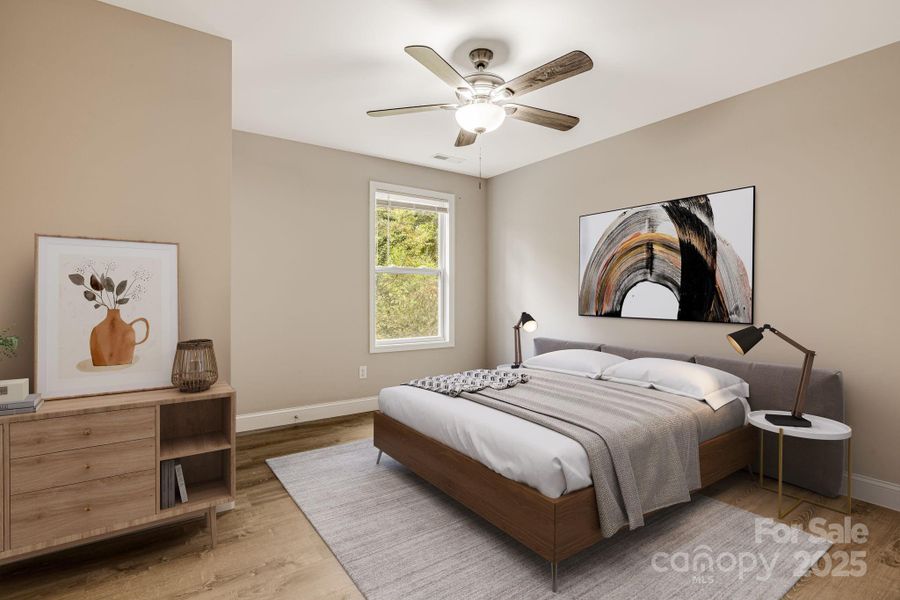 Upstairs Bedroom (Virtually Staged)