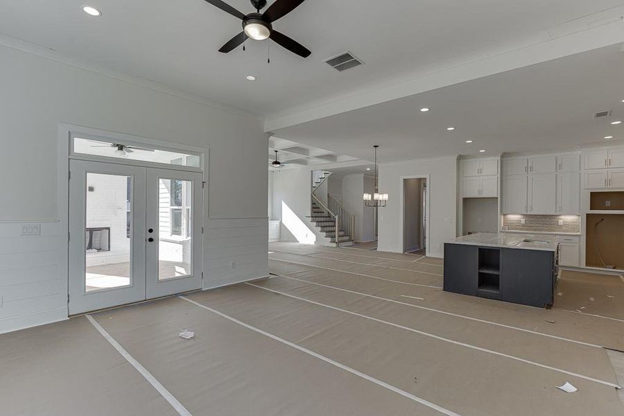 In-progress construction of a new home in , Cumming, GA (Image 28).