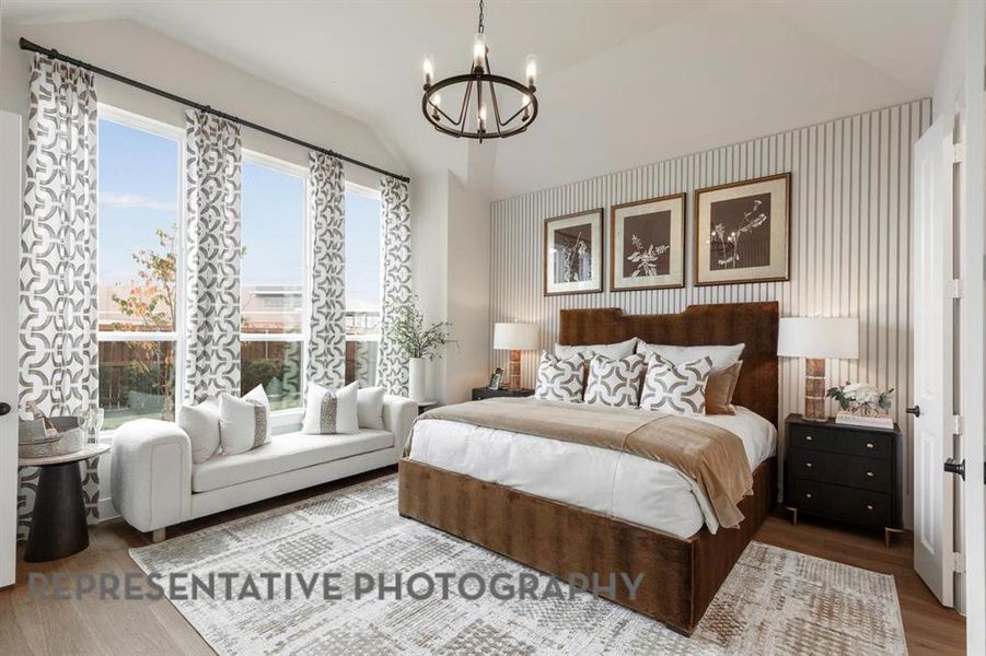 Furnished interior view inside a new home in Landmark, Denton (Image 34).
