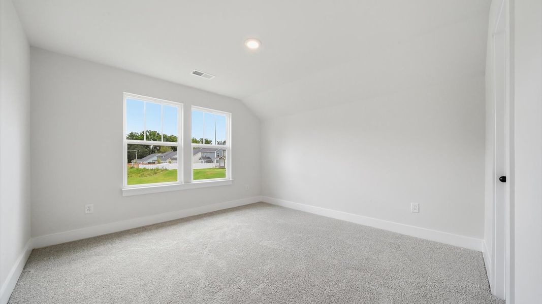 Furnished interior view inside a new home in Creeks at Midway, Anderson (Image 28).