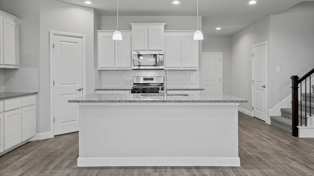 Furnished interior view inside a new home in Bluestem, Rhome (Image 7).