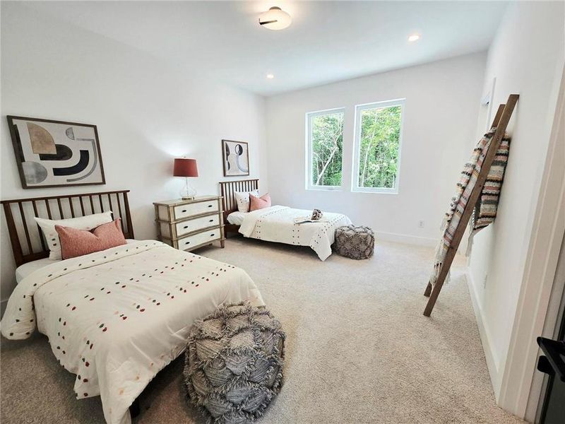 Furnished interior view inside a new home in Aster, Roswell (Image 28). Furnished interior view inside a new home in Aster, Roswell (Image 28).