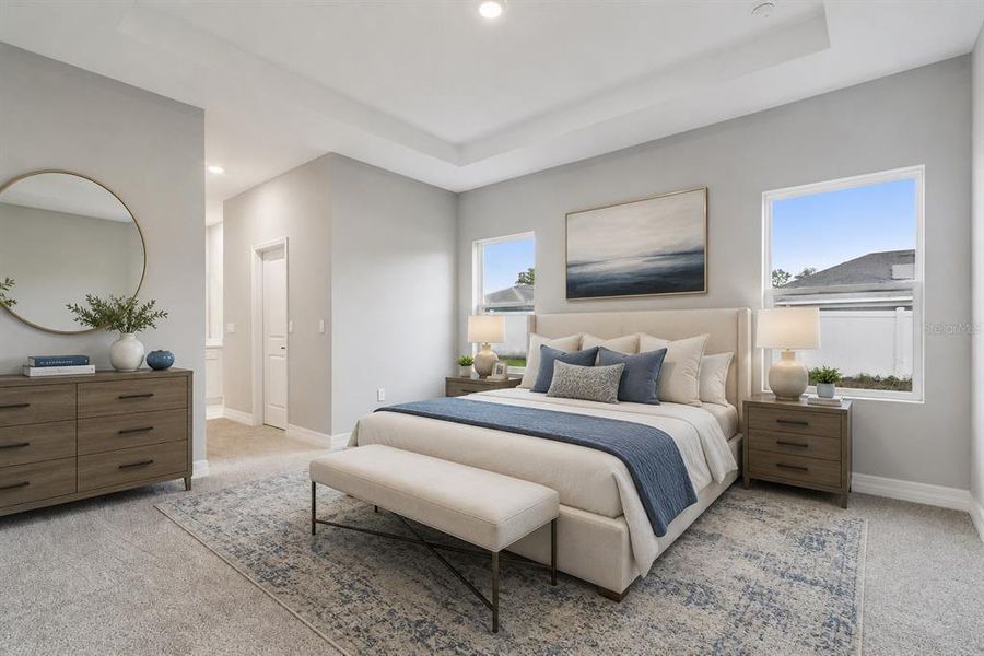Furnished interior view inside a new home in , Ocala (Image 12).